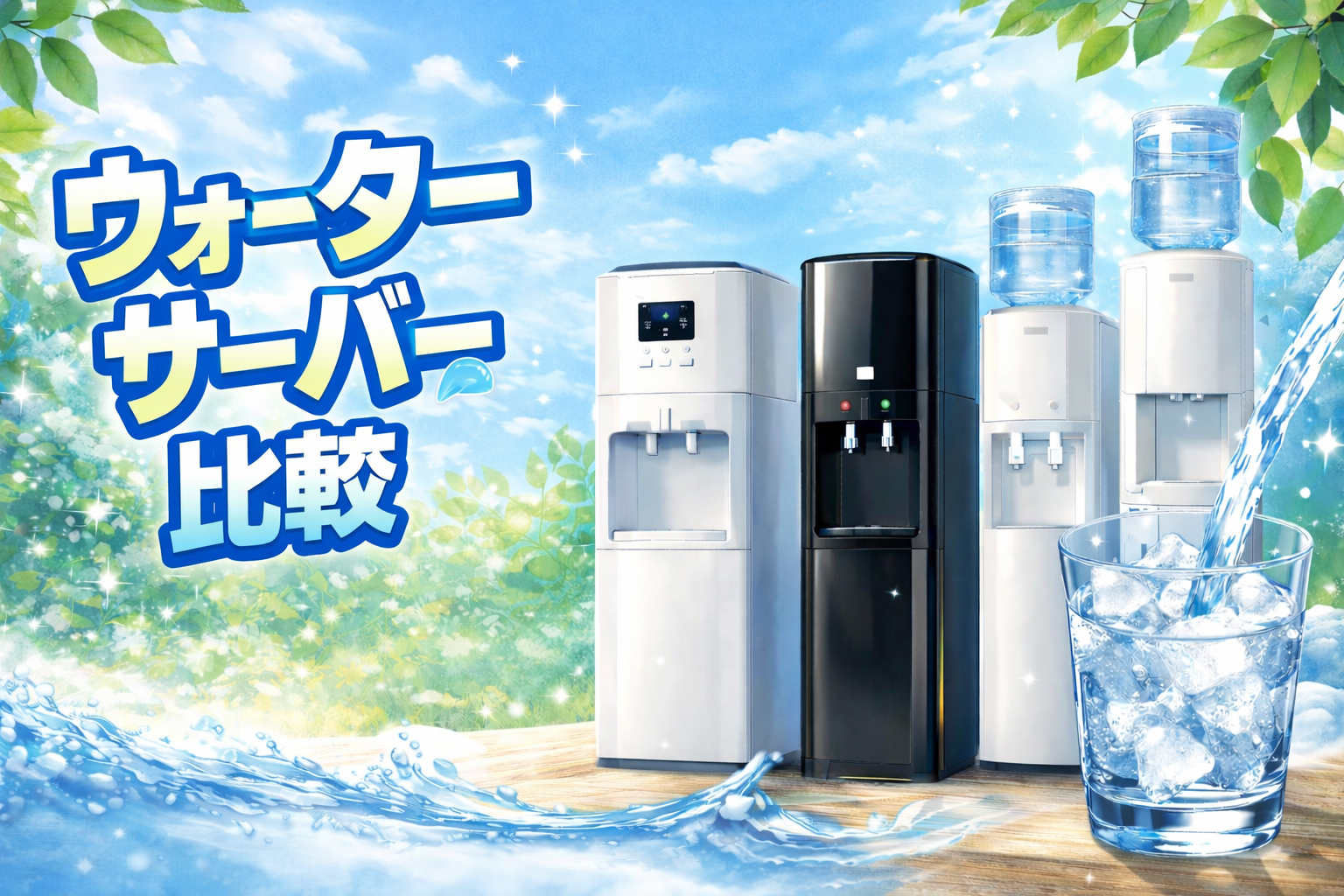 ウォーターサーバー完全ガイド|失敗しない選び方と比較